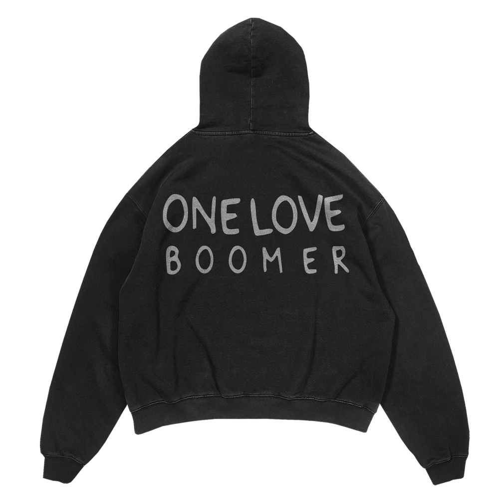 One Love Boomer Pullover hoodie Back