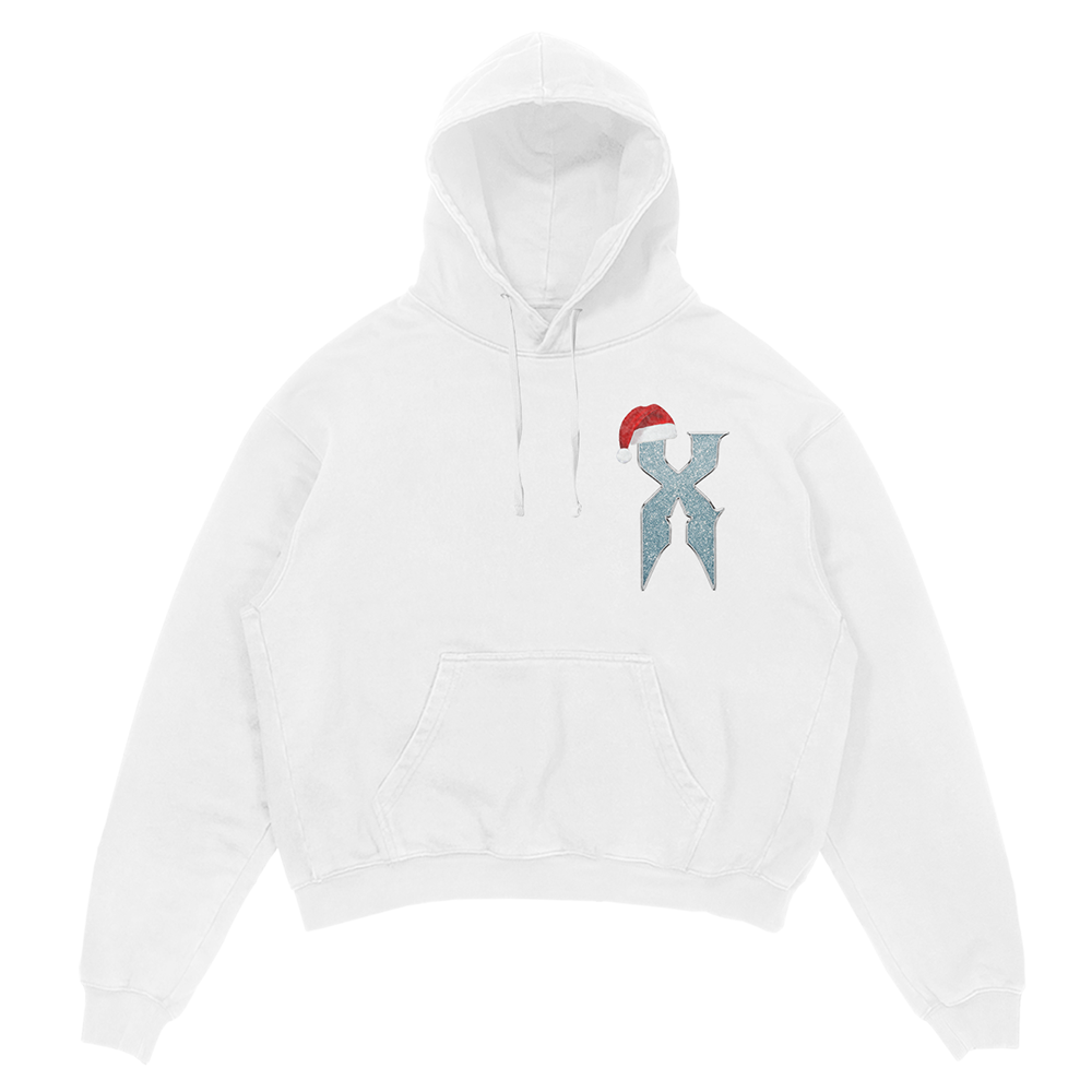 X Santa Hat Hoodie