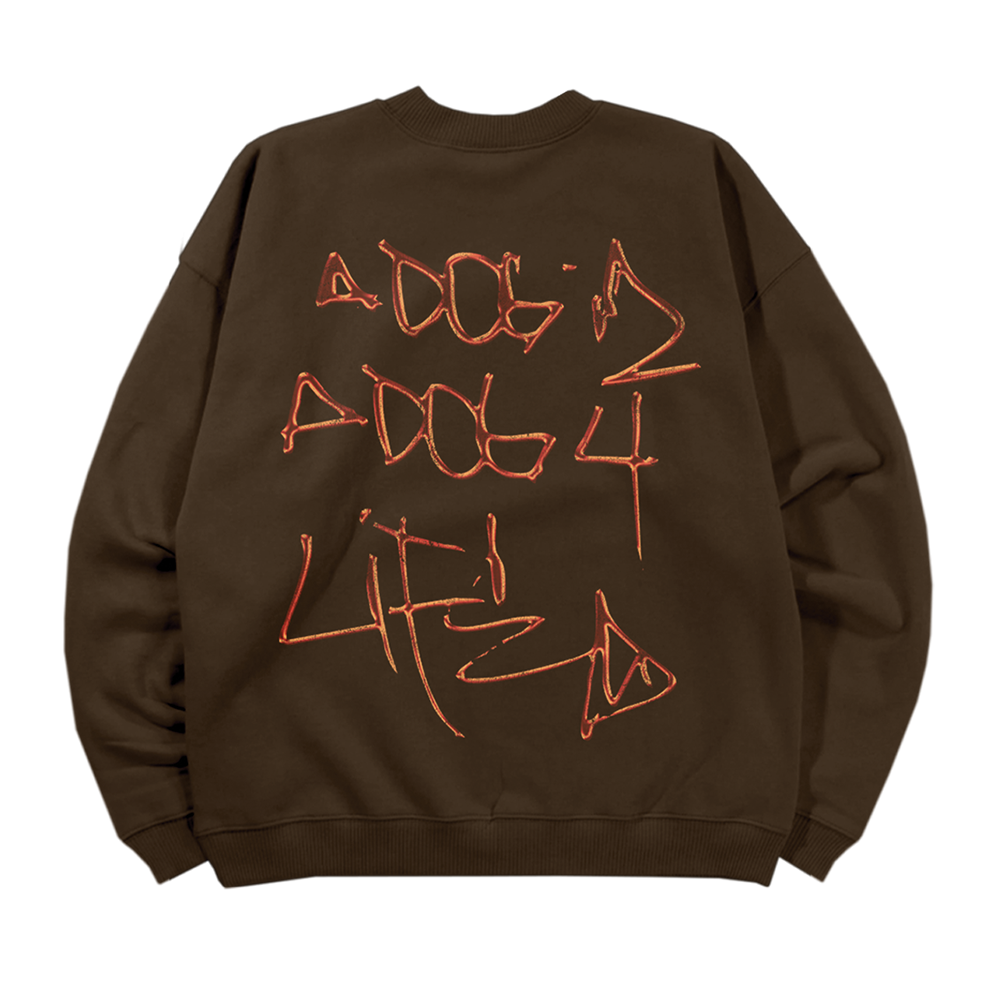 Dog 4 Life Crew Fleece Back