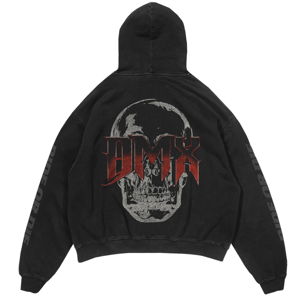 Ride or Die Skull Hoodie Back